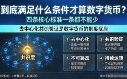 到底满足什么条件才算数字货币？四条核心标准一条都不能少