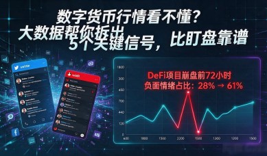 数字货币行情看不懂？大数据帮你拆出5个关键信号，比盯盘靠谱