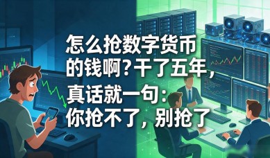 怎么抢数字货币的钱啊？干了五年，真话就一句：你抢不了，别抢了
