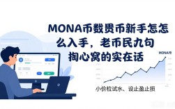 mona币数字货币新手怎么入手，老币民说几句掏心窝的实在话