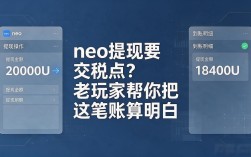 neo提现要交税点？老玩家帮你把这笔账算明白