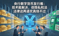 央行数字货币发行难：技术能解决，但隐私和法律这两道坎真绕不过