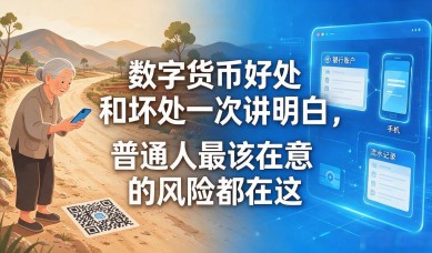 数字货币好处和坏处一次讲明白，普通人最该在意的风险都在这