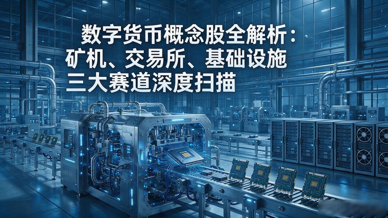 数字货币矿机产业链概念股_最近数字货币有几个股_数字货币概念股三类核心赛道及代表性公司一览