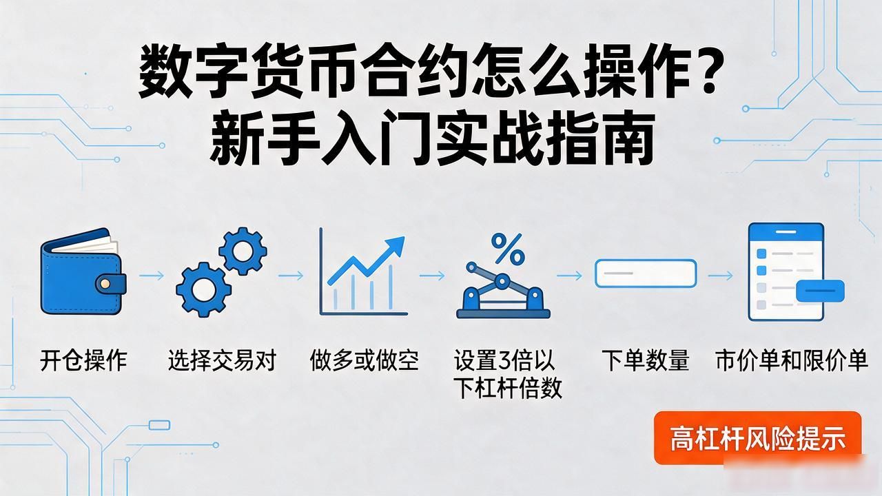 数字货币合约操作方法_数字货币合约交易核心操作流程_新手如何避免合约交易亏损