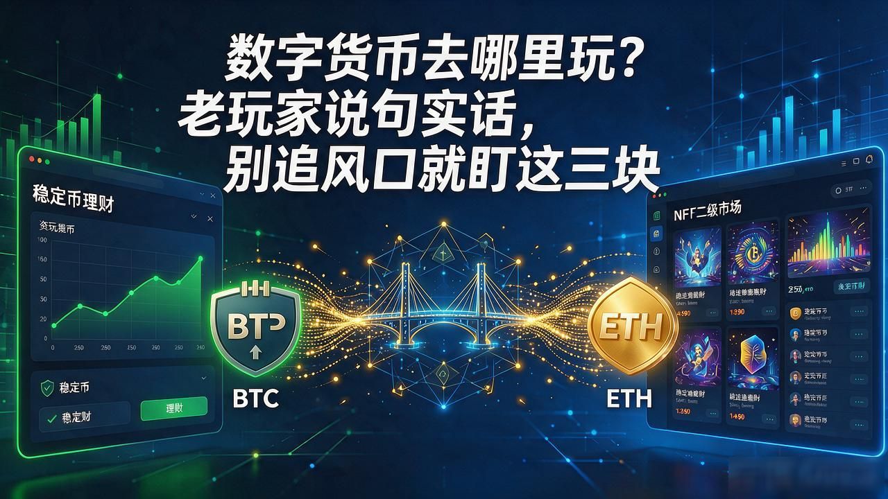 数字货币去哪里玩_稳定币理财与DeFi现金流_数字货币长期持有策略