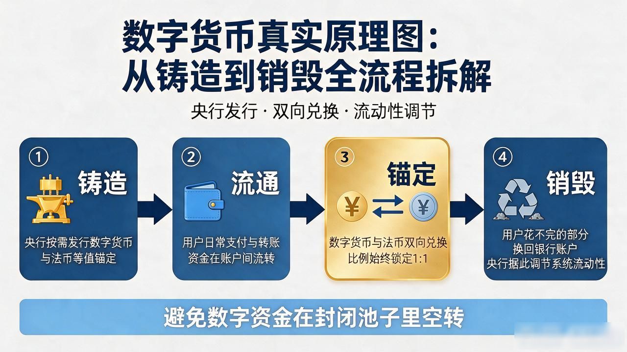 数字化货币真实原理图_央行数字货币原理图_数字货币双层结构