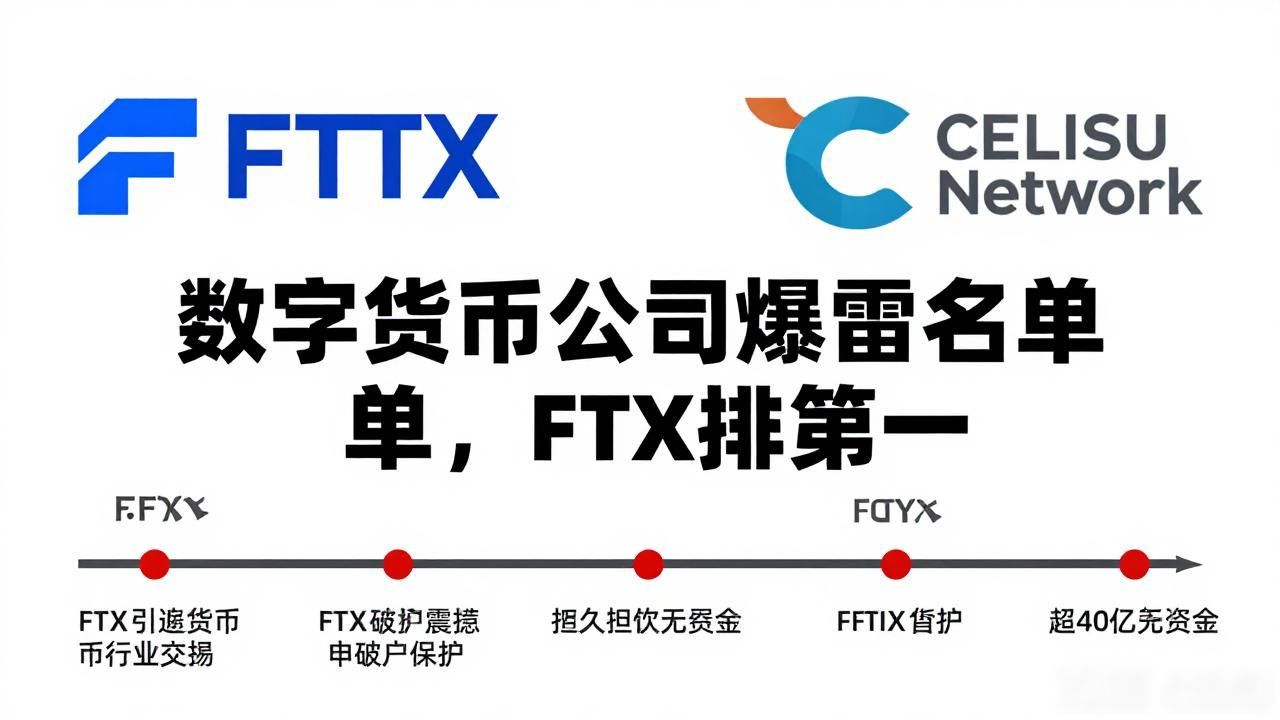 2022年FTX交易所爆雷事件详情_加密货币行业Celsius Network破产危机_数字货币哪个公司爆雷