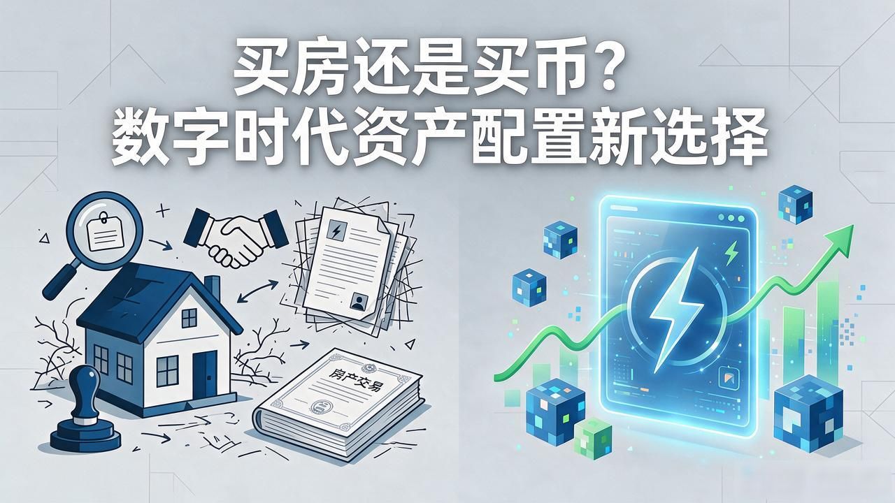 买数字货币就是买房_新一代人将数字货币视为数字房产的原因_2026年数字货币对比房产的流动性优势