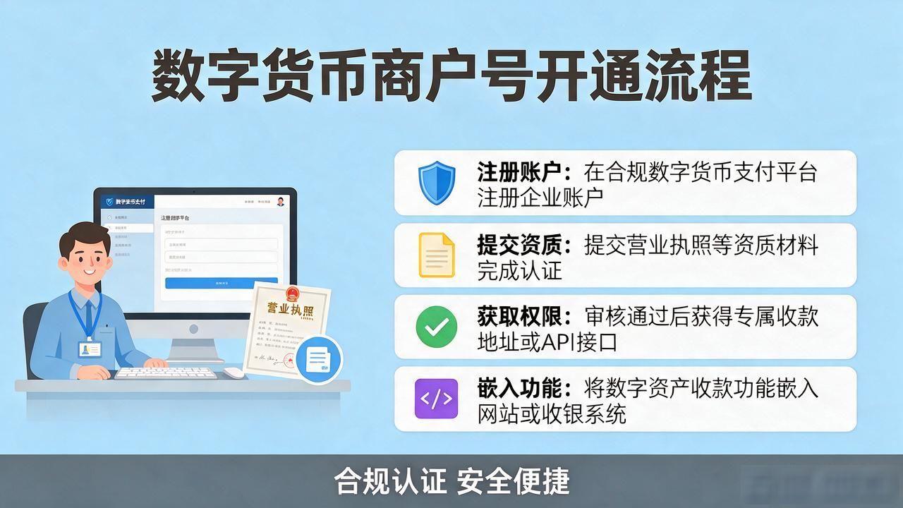 商家开通数字货币商户号的好处_数字货币商户号是什么_数字货币商户号开通流程