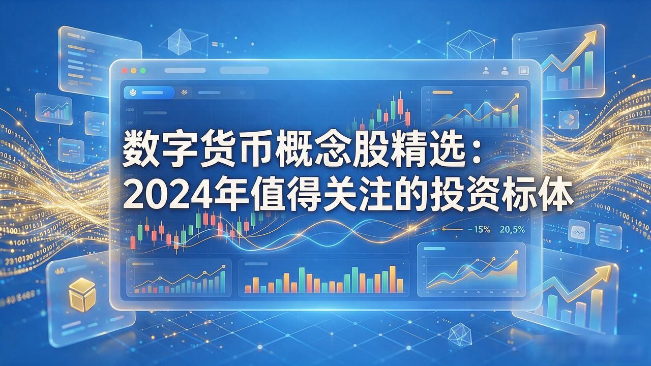 数字货币精选好股_区块链基础设施企业投资价值_数字货币赛道优质投资标的