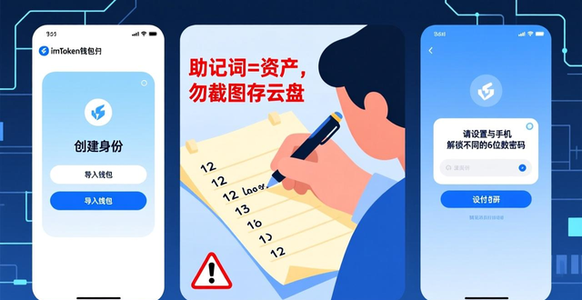 imToken钱包APP官网下载安装全流程_imToken助记词备份_imToken官网下载