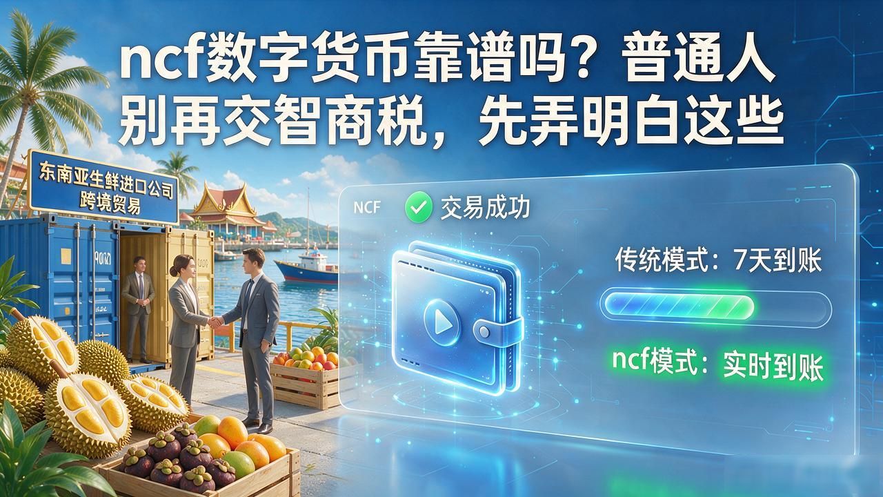 ncf数字货币_NCF跨境贸易结算落地案例分析_NCF数字货币底层逻辑与联盟链架构解析