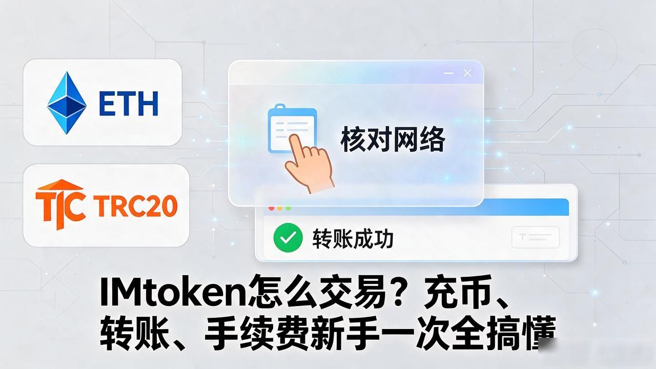 如何用IMtoken进行交易_IMtoken去中心化钱包私钥管理_IMtoken钱包充值TRC20网络操作