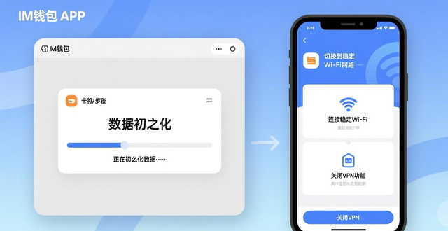 下载im钱包时常见的错误与解决方法，助你顺利进入数字资产管理的世界。_IM钱包官网下载_IM钱包数据初始化卡顿解决方法
